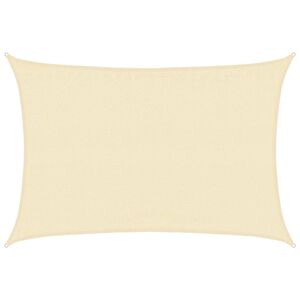 vidaXL Plachta proti slunci 160 g/m&sup2; kr&eacute;mov&aacute; 3,5 x 4,5 m HDPE