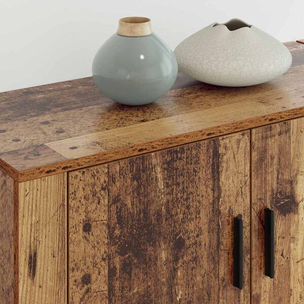 vidaXL N&aacute;stěnn&yacute; TV skř&iacute;ňov&yacute; set 3 pcs Star&eacute; dřevo 80 x 34,5 x 40 cm