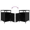 vidaXL Nočn&iacute; skř&iacute;ňka 2 pcs Čern&yacute; dub 40 x 42 x 60cm kompozitn&iacute; dřevo