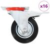 vidaXL 16 ks otočn&aacute; kolečka 100 mm