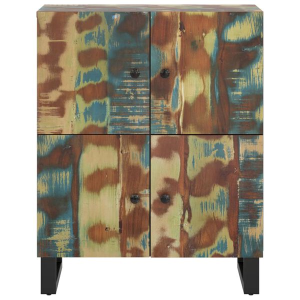 vidaXL Příborník se 4 dvířky 60 x 33 x 75 cm masivní recyklované dřevo