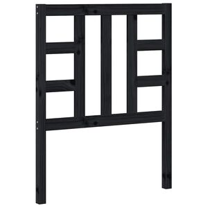 vidaXL Čelo postele čern&eacute; 81 x 4 x 100 cm masivn&iacute; borovice