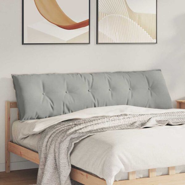 vidaXL Pol&scaron;t&aacute;ř na z&aacute;da Světle &scaron;ed&aacute; 180 x 50 cm Mikrovl&aacute;kno