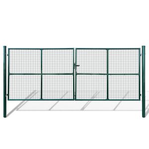 vidaXL Pletiv&aacute; zahradn&iacute; branka 400 x 150 cm