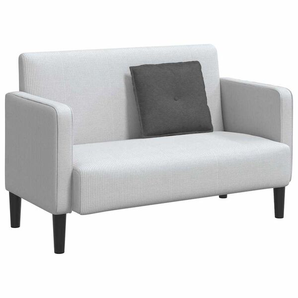 vidaXL Polštář na záda Tmavě šedá 50 x 45 cm Žebrovaná látka