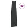 vidaXL Plachty na zahradn&iacute; slunečn&iacute;k 2 ks 190 x 50/30 cm 420D oxford