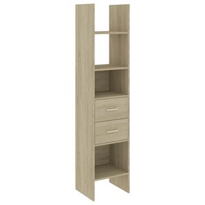 vidaXL Knihovna dub sonoma 40 x 35 x 180 cm kompozitn&iacute; dřevo