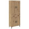 vidaXL Vysok&yacute; bufet 2 ks Artisanov&yacute; dub 69,5 x 34 x 180 cm