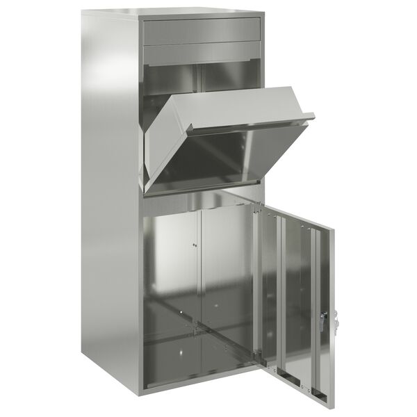 vidaXL Schr&aacute;nka na bal&iacute;ky Čern&aacute; 41 x 38 x 103 cm Pozinkovan&aacute; ocel