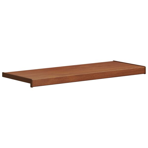 vidaXL Parapet okna Hněd&eacute; dřevo 100 x 35 x 4,5 cm PVC