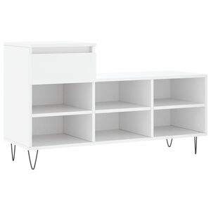 vidaXL Botn&iacute;k b&iacute;l&yacute; 102x36x60 cm kompozitn&iacute; dřevo
