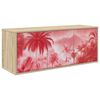 vidaXL N&aacute;stěnn&aacute; TV skř&iacute;ň AACHEN 102 x 33 x 40 cm Dub sonoma