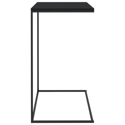 vidaXL Odkládací stolek černý 55 x 35 x 66 cm kompozitní dřevo