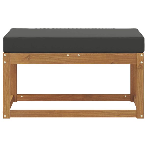 vidaXL Outdoorov&yacute; stoličkov&yacute; benč Masivn&iacute; ak&aacute;tov&eacute; dřevo Př&iacute;rodn&iacute;