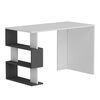 Homemania Poč&iacute;tačov&yacute; stůl Patara 120 x 60 x 75 cm b&iacute;l&yacute; a antracitov&yacute;