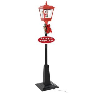 vidaXL V&aacute;nočn&iacute; pouličn&iacute; lampa se Santou 180 cm LED