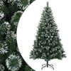 vidaXL Uměl&yacute; v&aacute;nočn&iacute; stromeček 120 cm PVC a kov Zelen&aacute;