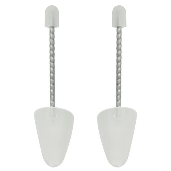 vidaXL Nap&iacute;n&aacute;ky na boty 5 p&aacute;rů b&iacute;l&eacute; EU 38&ndash;44 plast