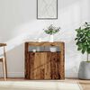 vidaXL Př&iacute;born&iacute;k s LED old wood 80 x 35 x 75 cm kompozitn&iacute; dřevo