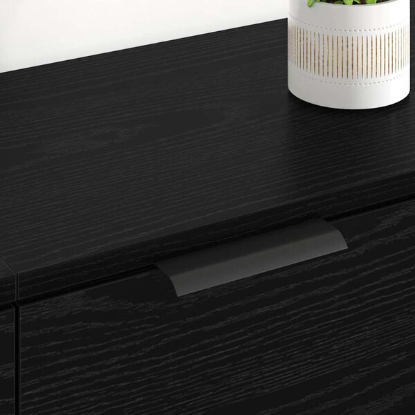 vidaXL Konzole 2 pcs Čern&yacute; dub 60 x 30 x 70 cm kompozitn&iacute; dřevo