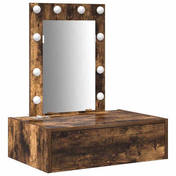 vidaXL Kosmetický stůl Hnědá 60 x 40 x 70 cm kompozitní dřevo