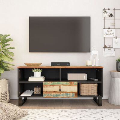 vidaXL TV skříňka 100x33x46 cm masivní recyklované a kompozitní dřevo