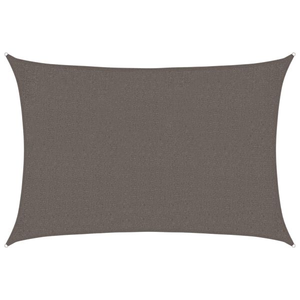 vidaXL Plachta proti slunci 160 g/m&sup2; antracitov&aacute; 2 x 2,5 m HDPE