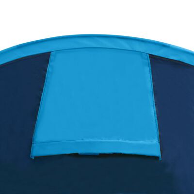 vidaXL Kempingový stan pro 4 osoby námořnicky modrý / světle modrý