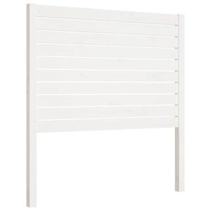 vidaXL Čelo postele b&iacute;l&eacute; 81 x 4 x 100 cm masivn&iacute; borovice