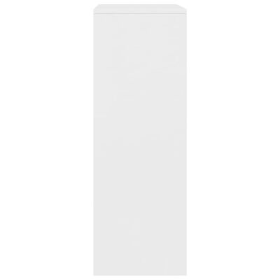 vidaXL Příborník se 6 zásuvkami bílý 50 x 34 x 96 cm dřevotříska