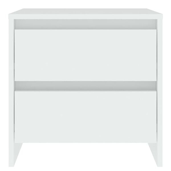 vidaXL Nočn&iacute; stolek b&iacute;l&yacute; 45 x 34,5 x 44,5 cm dřevotř&iacute;ska