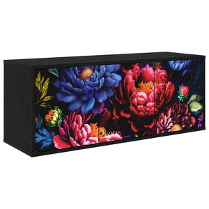 vidaXL N&aacute;stěnn&aacute; TV skř&iacute;ň KIEL 102 x 33 x 40 cm Čern&yacute; dub