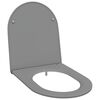 vidaXL Toaletn&iacute; prkno &Scaron;ed&aacute; 47 x 36 x 3,4 cm Duroplast