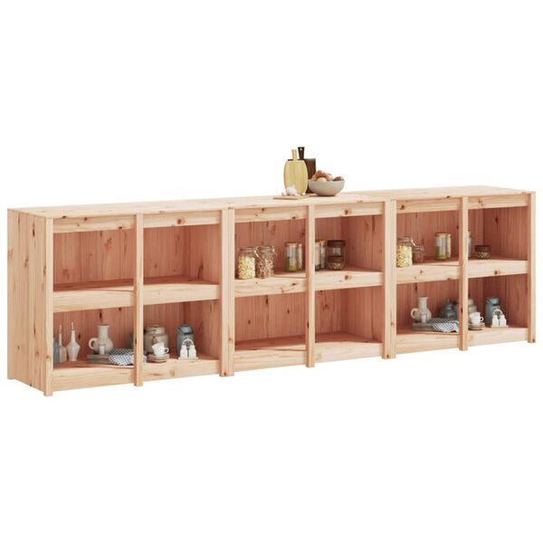 vidaXL Skř&iacute;ňky do venkovn&iacute; kuchyně 3 ks masivn&iacute; borov&eacute; dřevo