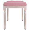 vidaXL Lavice růžov&aacute; 80 x 40 x 49 cm samet