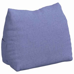 vidaXL Pol&scaron;t&aacute;ř na z&aacute;da Modr&aacute; dž&iacute;novina 45 x 20 x 35 cm textil