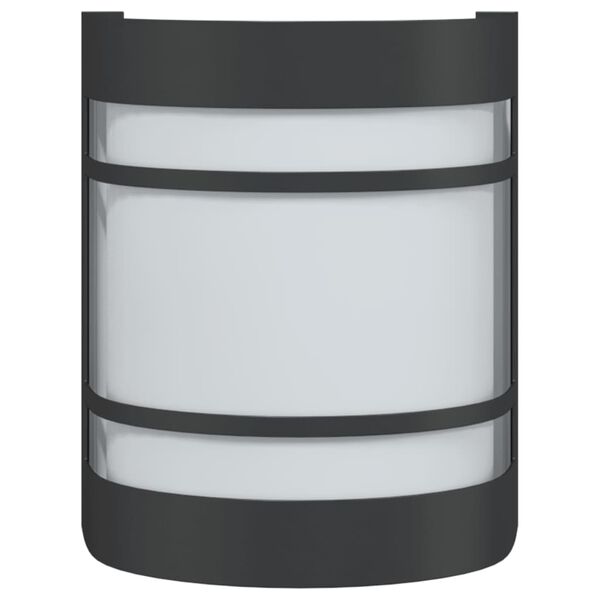 vidaXL Venkovní nástěnné svítidlo černé nerezová ocel