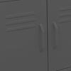 vidaXL Úložná skříň antracitová 60 x 35 x 56 cm ocel