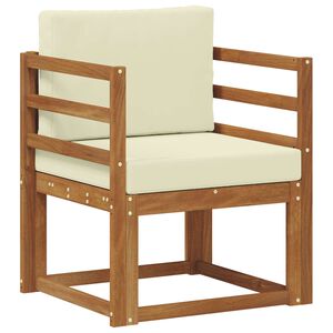 vidaXL Venkovn&iacute; pohovkov&aacute; souprava Masivn&iacute; ak&aacute;ciov&eacute; dřevo a polyester