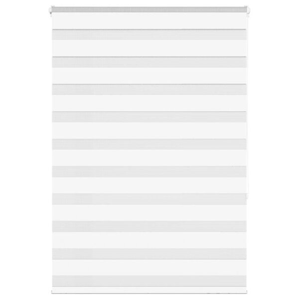 vidaXL Zebra roleta bílá 100x150 cm šířka látky 95,9 cm polyester