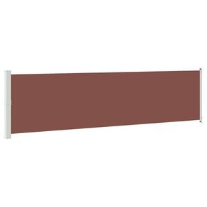 vidaXL Zatahovac&iacute; bočn&iacute; mark&yacute;za / z&aacute;stěna 614 x 160 cm hněd&aacute;