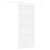 vidaXL Posuvn&eacute; dveře B&iacute;l&aacute; 86 x 198,5 cm Masivn&iacute; borov&eacute; dřevo