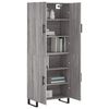 vidaXL Skř&iacute;ň highboard &scaron;ed&aacute; sonoma 69,5 x 34 x 180 cm kompozitn&iacute; dřevo