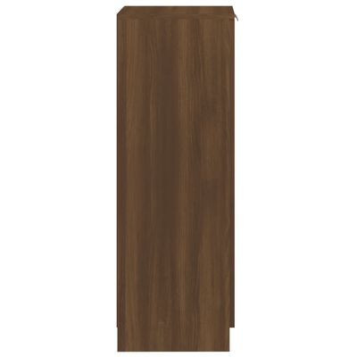 vidaXL Botník hnědý dub 30 x 35 x 100 cm kompozitní dřevo