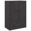 vidaXL Highboard čern&yacute; 67 x 39 x 95 cm ocel
