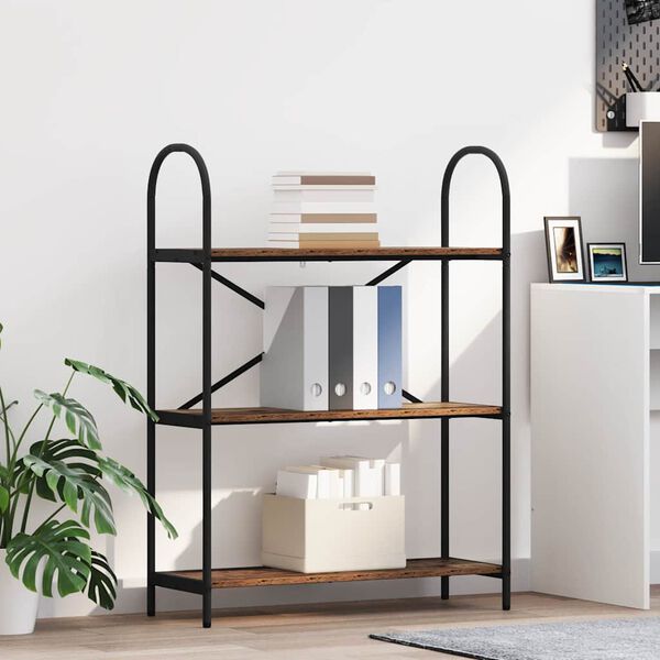 vidaXL Knihovna Star&eacute; dřevo 80 x 30 x 109 cm Kompozitn&iacute; dřevo