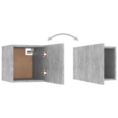 vidaXL Noční stolek betonově šedý 30,5 x 30 x 30 cm kompozitní dřevo