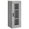 vidaXL Skř&iacute;ň highboard &scaron;ed&aacute; sonoma 34,5 x 34 x 180 cm kompozitn&iacute; dřevo