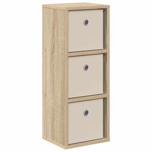 vidaXL Serv&iacute;rovac&iacute; skř&iacute;ň se z&aacute;suvkou Sonoma dub 25,5 x 22 x 69,5 cm