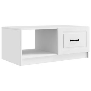 vidaXL Konferenčn&iacute; stolek B&iacute;l&aacute; 90 x 50 x 37 cm Kompozitn&iacute; dřevo